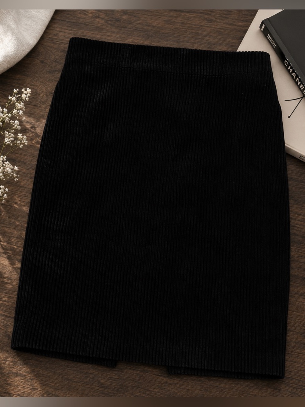 Classic staple Black J. Jill Corduroy Pencil Skirt